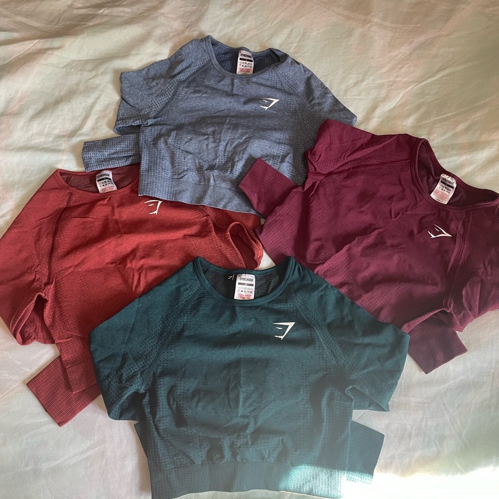 Gymshark Vital Seamless Cropped Tops